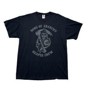 Sons Of Anarchy Reaper Crew Men's Size XL Black Graphic T-Shirt